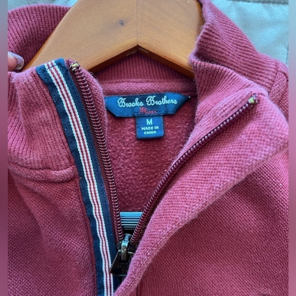Brooks Brothers Boys Quarter Zip Sweater - Picture 12 of 13